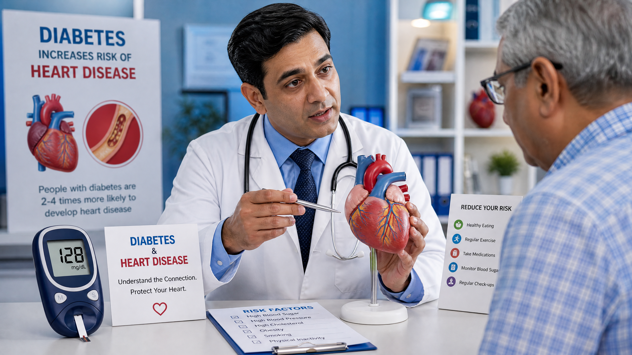 Diabetes e Coração: A Conexão Perigosa que Você Precisa Conhecer - Cardiologia